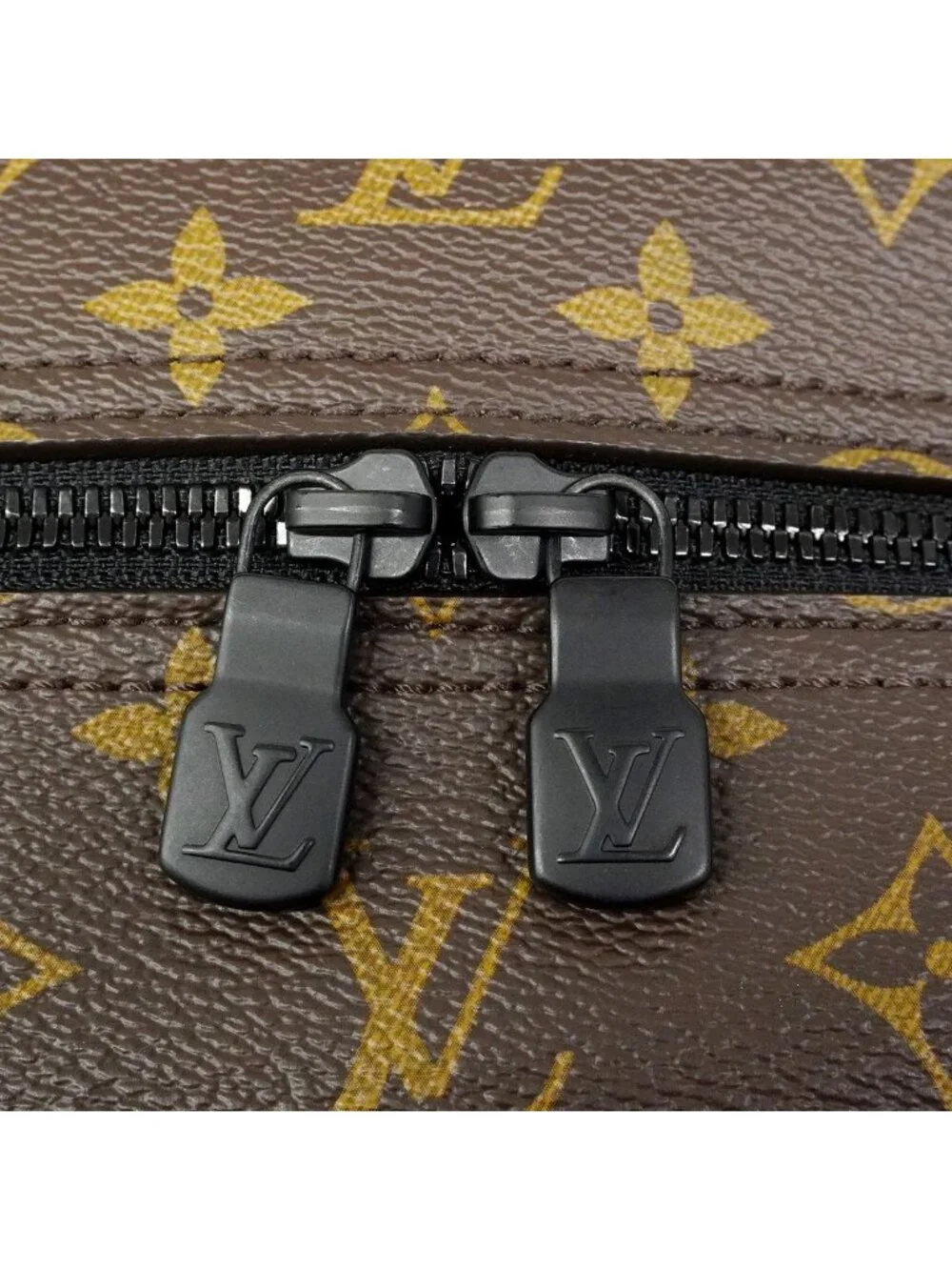 Louis Vuitton Backpack Monogram Macassar Dean Black Brown